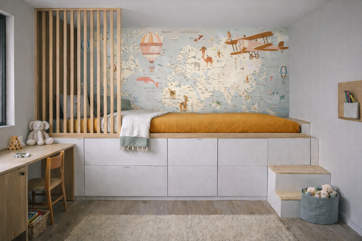 Chambre sur mesure enfant Ikea Hack rénové premium La Rochelle